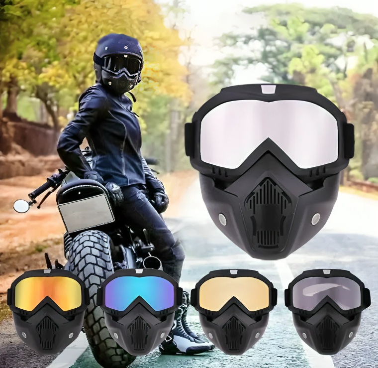 Helmet Face Mask For Bike Riders
